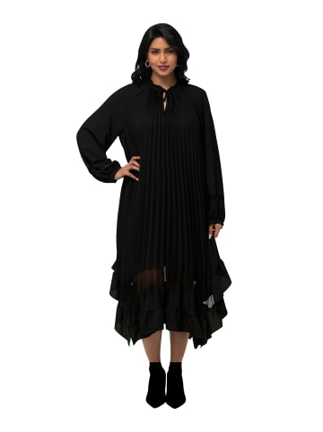 Ulla Popken Midikleid in schwarz