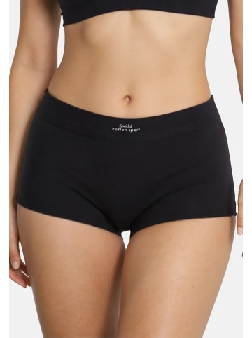 SPEIDEL Panty Cotton Sport in Schwarz / weiß