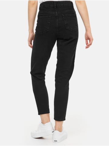 Tazzio Mom Fit Jeans "F129" in Schwarz