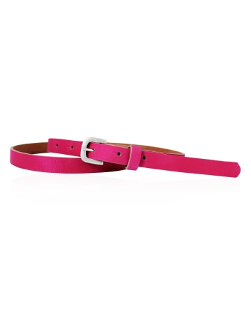 FRONHOFER schmaler Damengürtel in Pink
