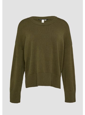 QS Strickpullover in 78W0_tannengrün