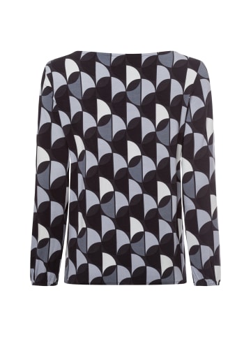 s.Oliver Langarmshirt in anthrazit schwarz