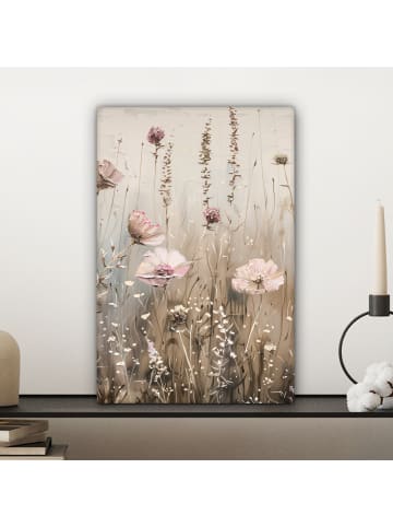 MuchoWow Leinwand bilder Blumenfeld (BxH)