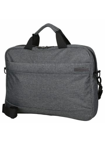 D&N Basic Line - Aktentasche 43 cm Polyester (grau) in grau