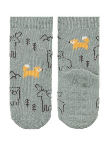 Sterntaler ABS Socken 2er-Pack Waldtiere in sattes grün