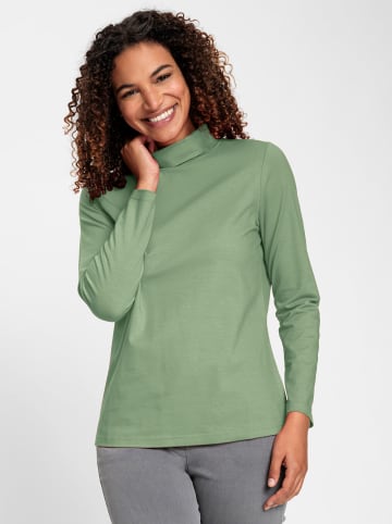 WITT WEIDEN Rollkragenshirt in eucalyptus