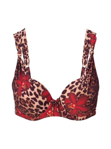 Linga Dore top Bikini in Leopard flower