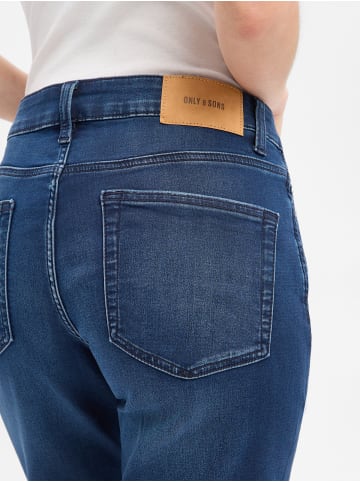 Only&Sons Jeans-Shorts Noos in marine