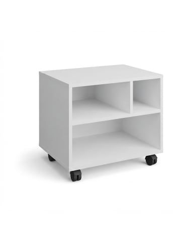 relaxdays Rollcontainer in Weiß - (B)40 x (H)35,5 x (T)30 cm