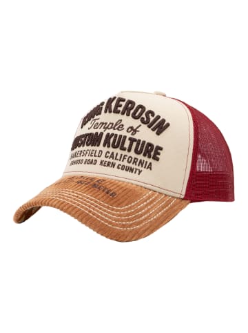King Kerosin King Kerosin Trucker Cap Temple of Kustom Kulture in offwhite