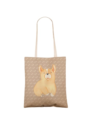 Mr. & Mrs. Panda Tote Bag Corgie ohne Spruch in Hundeglück