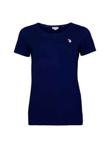 U.S. Polo Assn. T-Shirt 'Rundhals' in dunkelblau