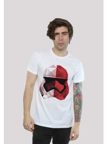 F4NT4STIC T-Shirt Star Wars The Last Jedi Cubist Stromtrooper Helm in weiß