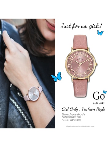 Girl Only Armbanduhr-Analog rosa mittel (ca. 34mm) Girl Only Mademoiselle