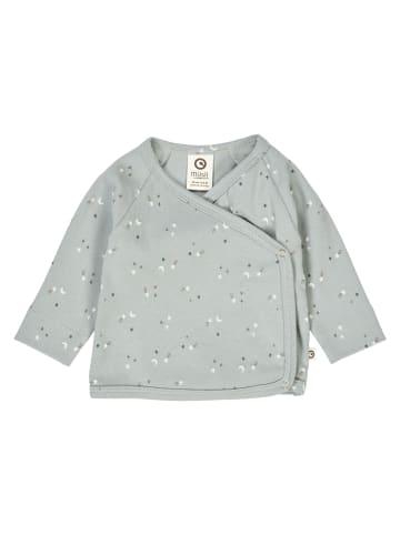 müsli Wickeljacke in Jasmin blue/ Walnut/ Stormy blue