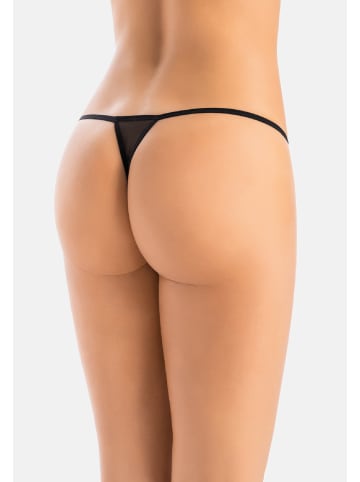 Teyli 3er Pack: Mesh Tanga Paaski in schwarz