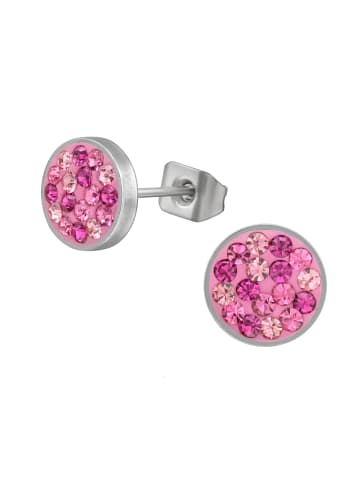 Bungsa Ohrstecker in Pink