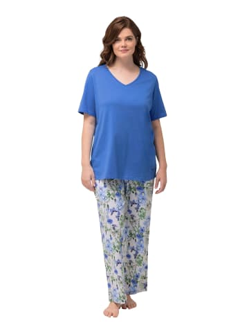 Ulla Popken Pyjama in blau