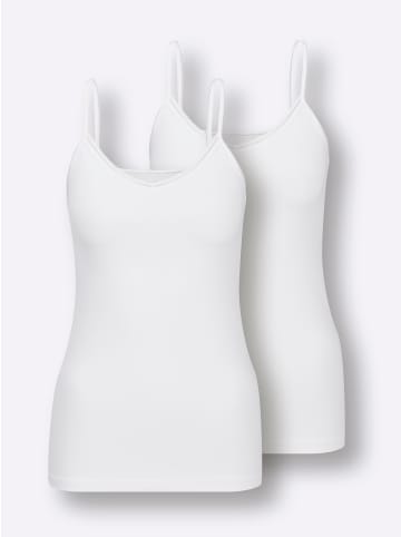 WITT WEIDEN Trägerhemd in weiß