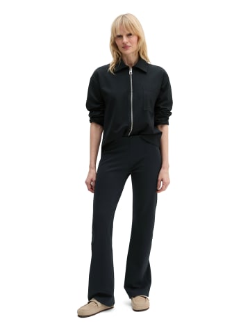Marc O'Polo Jersey-Zip-Jacke loose in Deep Night Blue