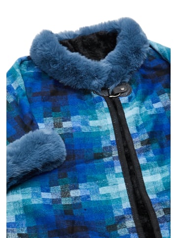 Usha Women Poncho in Blau