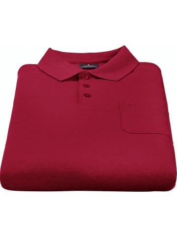 Ragman Poloshirt in weinrot