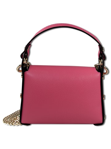 Toscanto Leder Umhängetasche Toscanto Tasche coralle, rosa ca. 19cm