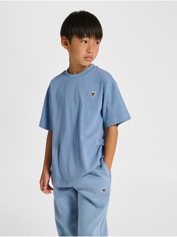 Hummel T-Shirt Hmljr Loose Kinder in FADED DENIM