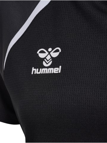Hummel T-Shirt Hmllead Damen in BLACK/ASPHALT
