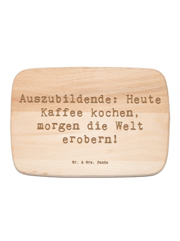 Mr. & Mrs. Panda Schneidebrett Spruch Auszubildender Abenteuer m... in Transparent