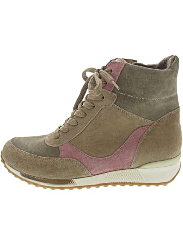 WALDLÄUFER H-Jule Schnürstiefel Beige