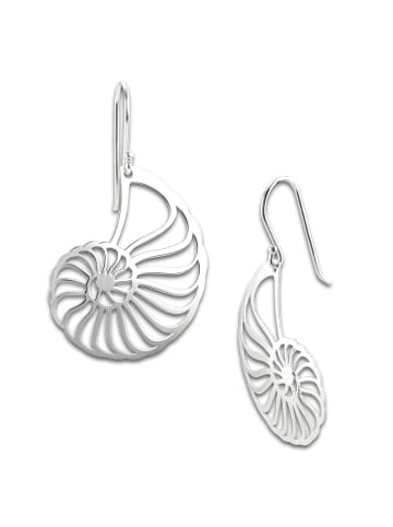 SilberDream Ohrringe Silber 925 Sterling Silber Nautilus Muschel Ohrhänger