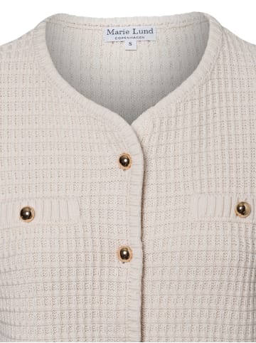 Marie Lund Strickjacke in ecru - 0007
