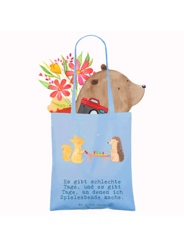 Mr. & Mrs. Panda Umhängetasche Eichhörnchen Gesellschaftsspiele ... in Sky Blue