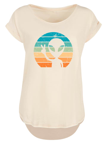 F4NT4STIC Long Cut T-Shirt Alien Piece Sonnenuntergang in Whitesand