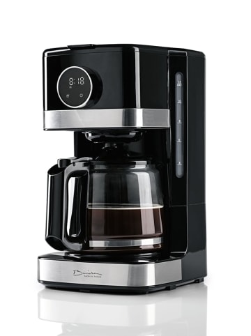 Barista Kaffeemaschine 1,5l 900W schwarz/silber mit Touch-Display Schwarz