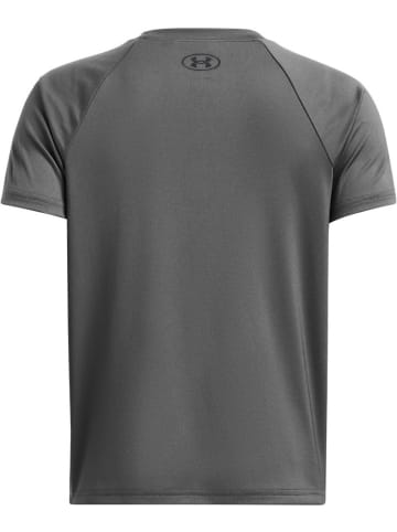 Under Armour Sportshirt "Ua Tech Split Wordmark Ss" in Grau