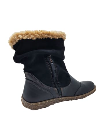 El Naturalista Winterboots in Schwarz