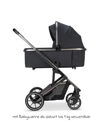 Osann Kombi-Kinderwagen Juntos bis 22 kg belastbar in schwarz