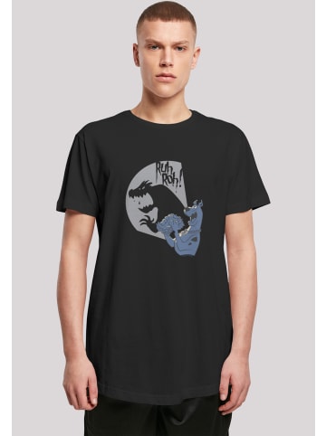 F4NT4STIC Long Cut T-Shirt Scooby Doo Ruh Roh in schwarz