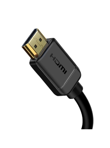 Baseus Baseus Kabel HDMI 2.0-Kabel 4K 60 Hz 3D HDR 18 Gbps 1 m Schwarz in Schwarz