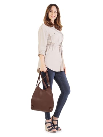 Cluty Rucksack echt Leder in braun