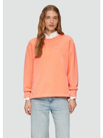 s.Oliver Sweatshirt langarm in Orange