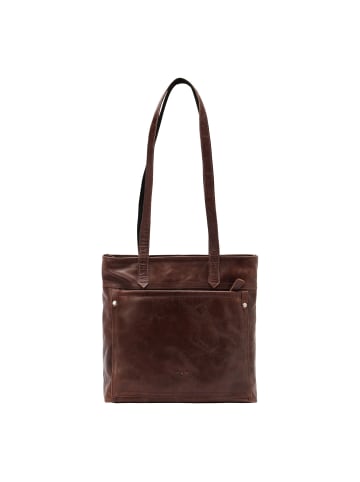 VLD VOi Leather Design City Cowboy Schultertasche Leder 29 cm braun