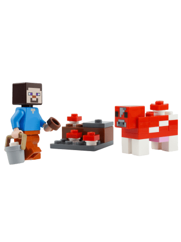 LEGO Minecraft Set Steve mit Cow Minifigur Menge 1x - ab 3 Jahren in multicolored