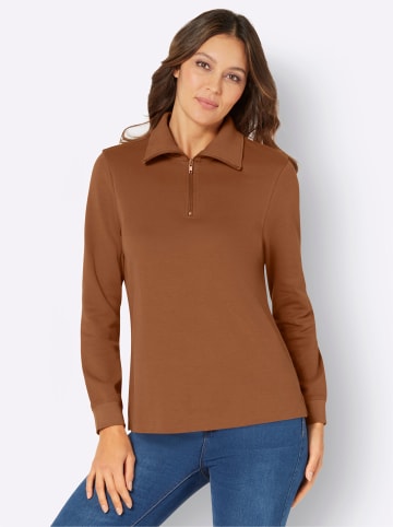 Sieh an! Sweatshirt in cognac