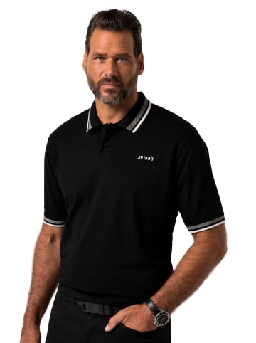 JP1880 Poloshirt in schwarz