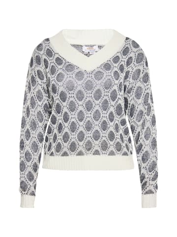 usha FESTIVAL Damen Pullover in Weiss Marine