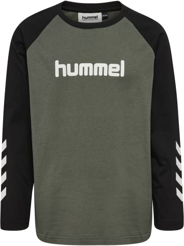 Hummel T-Shirt Hmljr Logo Lebensstil Kinder in CASTOR GRAY