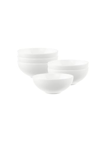 Villeroy & Boch 6er Set Dessertschalen Anmut ø 13 cm weiß in weiß